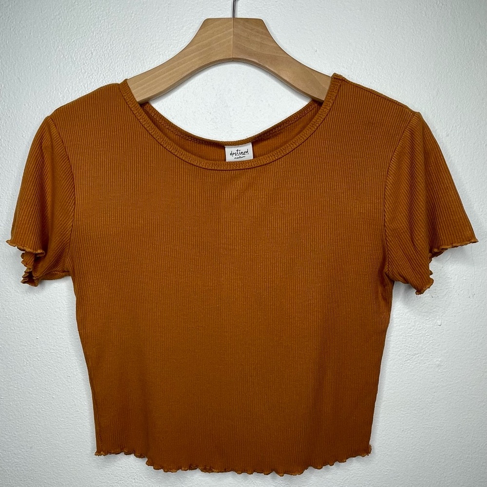 Destined Tilly’s Women’s Short Sleeve Crop Top T-Shirt